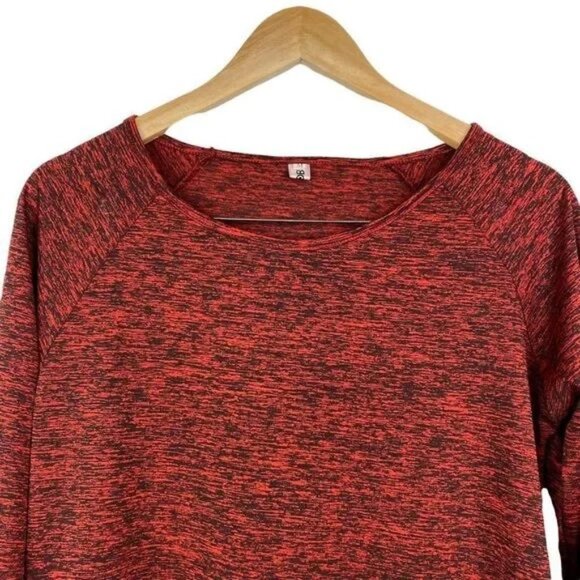 MYOBE WOMEN'S BLACK/RED LONG SLEEVE TUNIC TOP SIZE MEDIUM-EUC - Picture 8 of 8